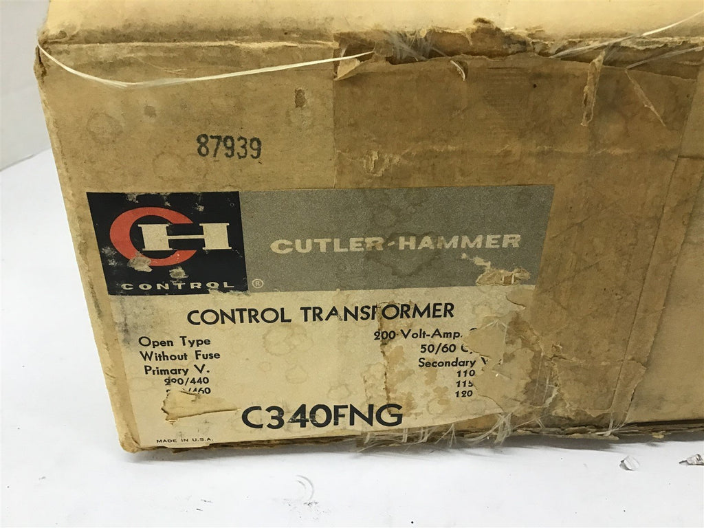 Cutler-Hammer C340FNG Control Transformer 0.200 kVA 240/480 V