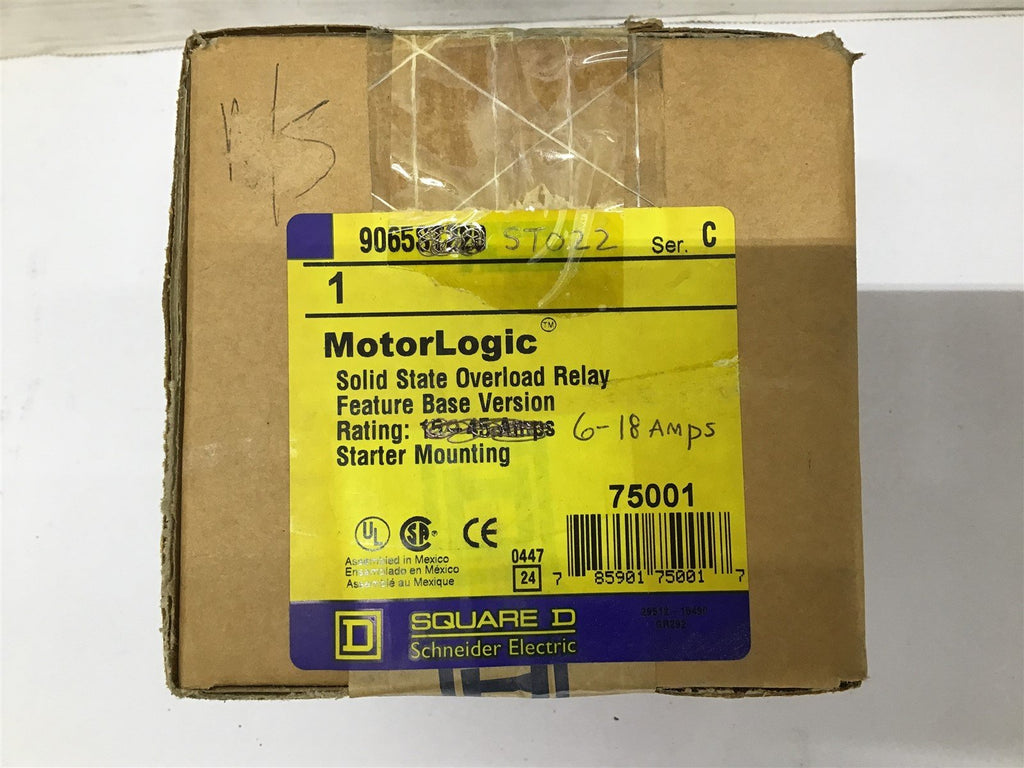 Square D 9065STO22 MotorLogic Solid State Overload Relay