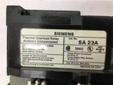 Siemens SA 23A Thermal Overload Relay