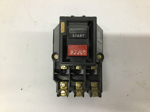 Square D MBO 2 Motor Starter 3 PH 380/460/575 VAC 5 HP