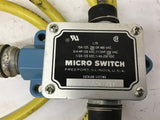 MicroSwitch BAF1-3CN18X1 Limit Switch W/ Ratail 12'