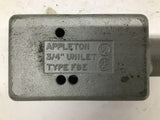 Appleton Red Dot Type FSE 3/4" Unilet W/ Cover