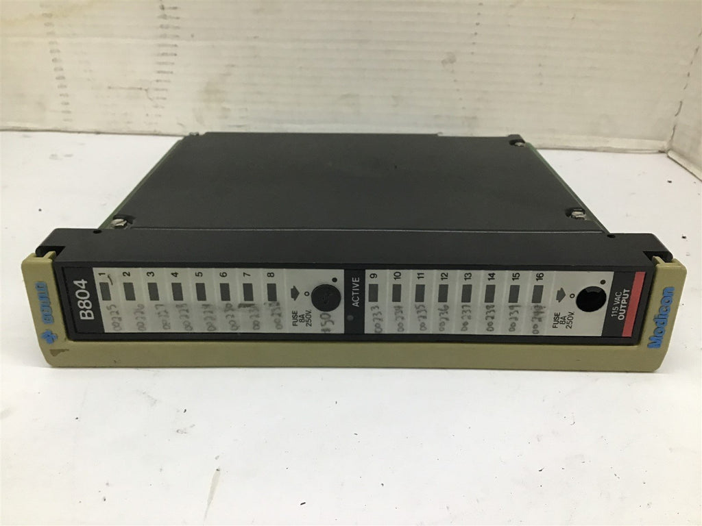 Gould Modicon B804 Output Module 115 VAC