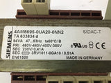 Siemens 4AM8695-0UA20-0NN2 Transformer