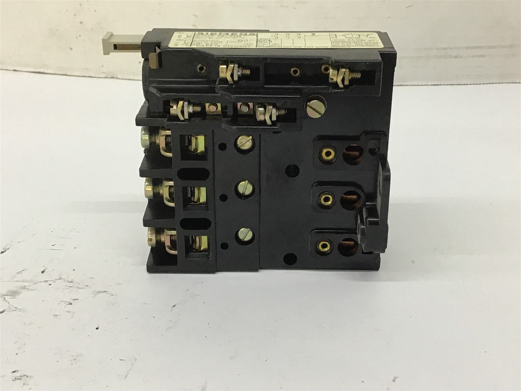 Siemens 3UA42 00-7AN Overload Relay 600V Lot Of 2