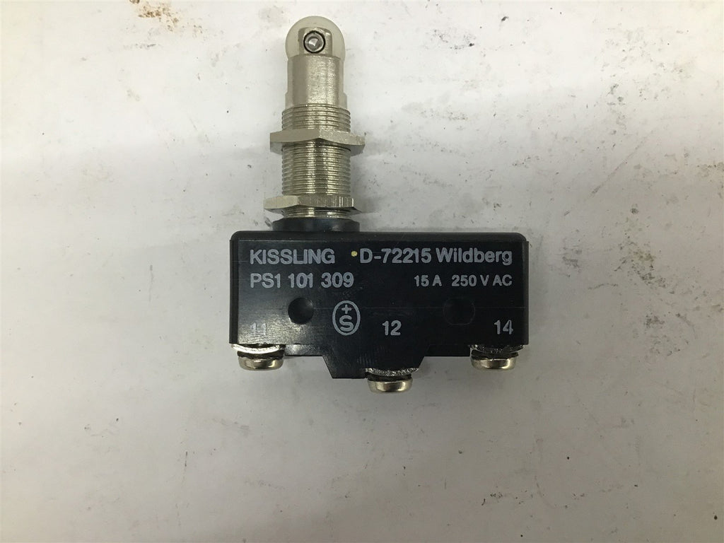 Kissling PS1 101 309 MicroSwitch 15 A 250 VAC