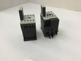 Siemens 3RH1131-1H840 Contactor 10 A 600 V Lot Of 2