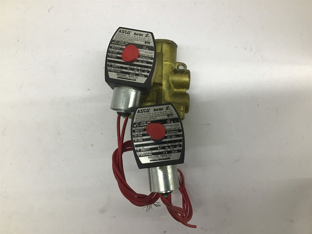 ASCO Red Hat II EF8344G44 Solenoid Valve Set W/ Valve