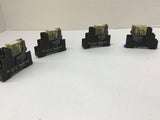 IDEC RJ2S-CL Relay W/ SJ2S-07L Lot Of 4