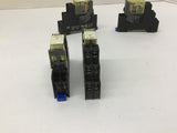 IDEC RJ2S-CL Relay W/ SJ2S-07L Lot Of 4