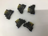 IDEC RJ2S-CL Relay W/SJ2S-07L Lot Of 5