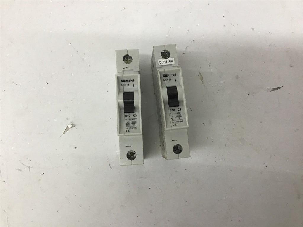 Siemens 5SX2 Circuit Breaker Lot Of 2