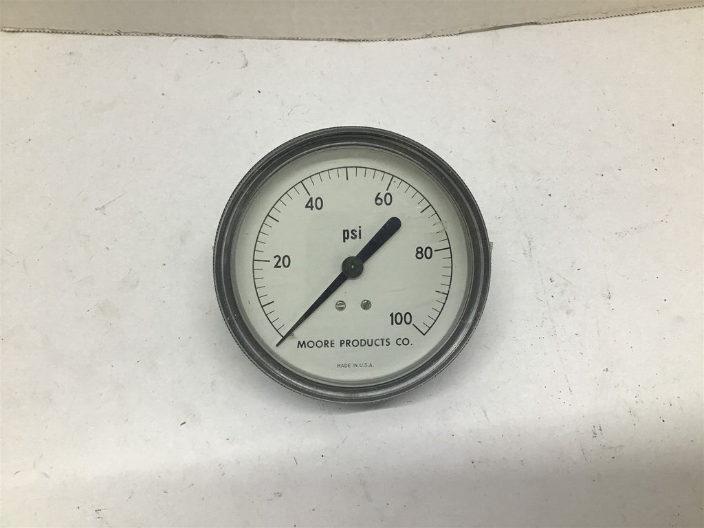 Moore Products Co. 28-2002 Water Pressure Gauge 0-100 PSI