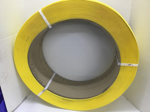 X-6/25/19 A 0 1 Yellow Strapping 1/2" Strap Width