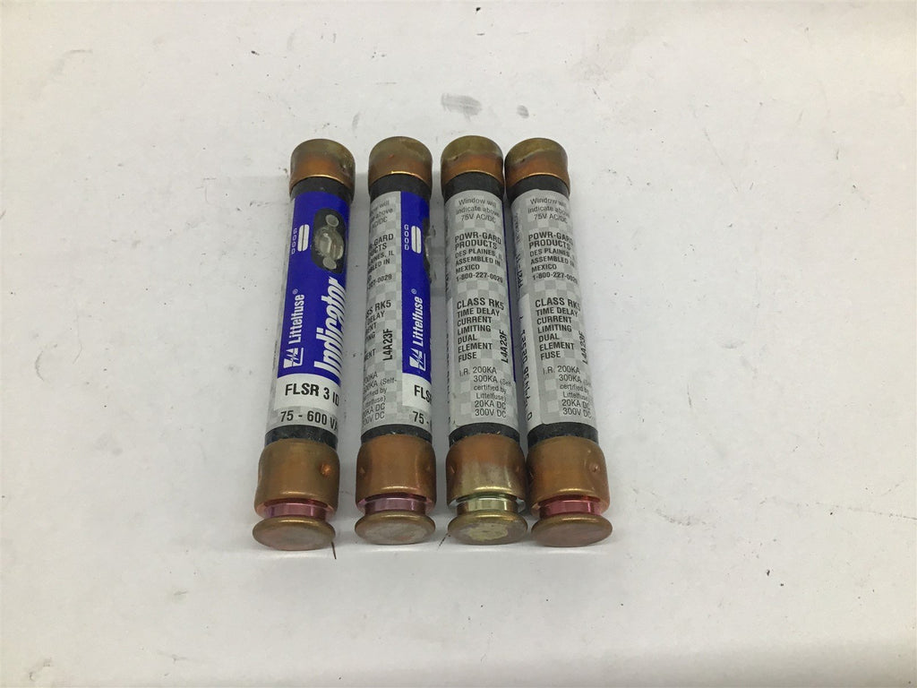 LittelFuse Indicator FLSR 3 ID Fuse 75-600 VAC Lot Of 4