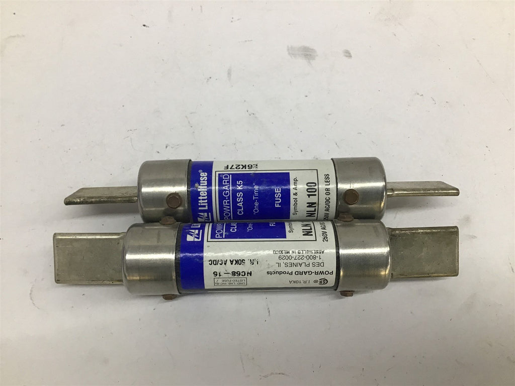 LittelFuse L6K27F Powr-Gard Class K5 One Time Fuse 250 V Lot Of 2