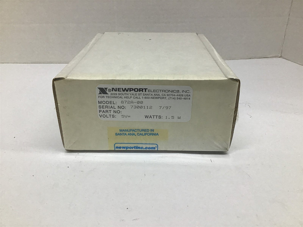 Newport Electronics Inc. 872A-00 Counter 5V 1.5W