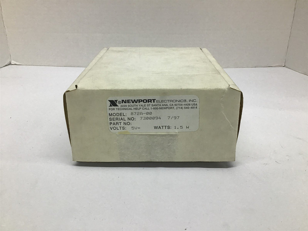 Newport Electronics Inc. 872A-00 Counter 5V 1.5W