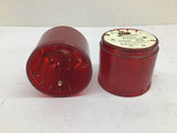 Telemecanique XVA-LC3 Red Stack Light 7W 240V Lot Of 2