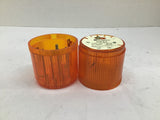 Telemecanique XVA-LC3 Orange Stack Light 7W 240V Lot Of 2