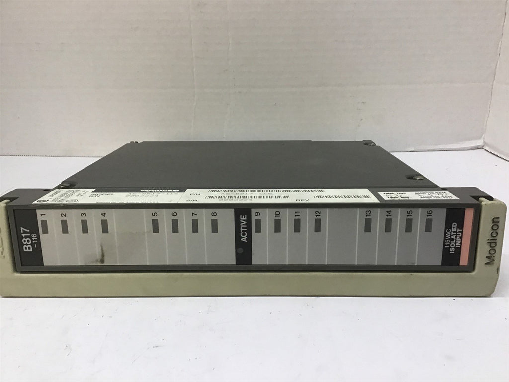 AEG Modicon AS-B817-116 Isolate Input Module