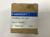 Ashcroft 50 1008SL 02B 100 PSI Gauge