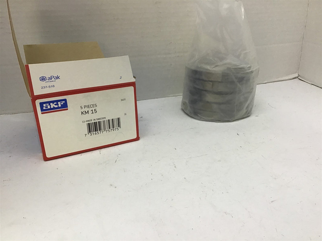 SKF KM 15 Bearing Nut Box Of 5