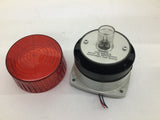 Tensor Technology Red Strobe Light 10-16 VDC