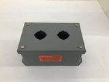 Square D Class 9001 KYAF-2 Heavy Duty 2-Unit Enclosure