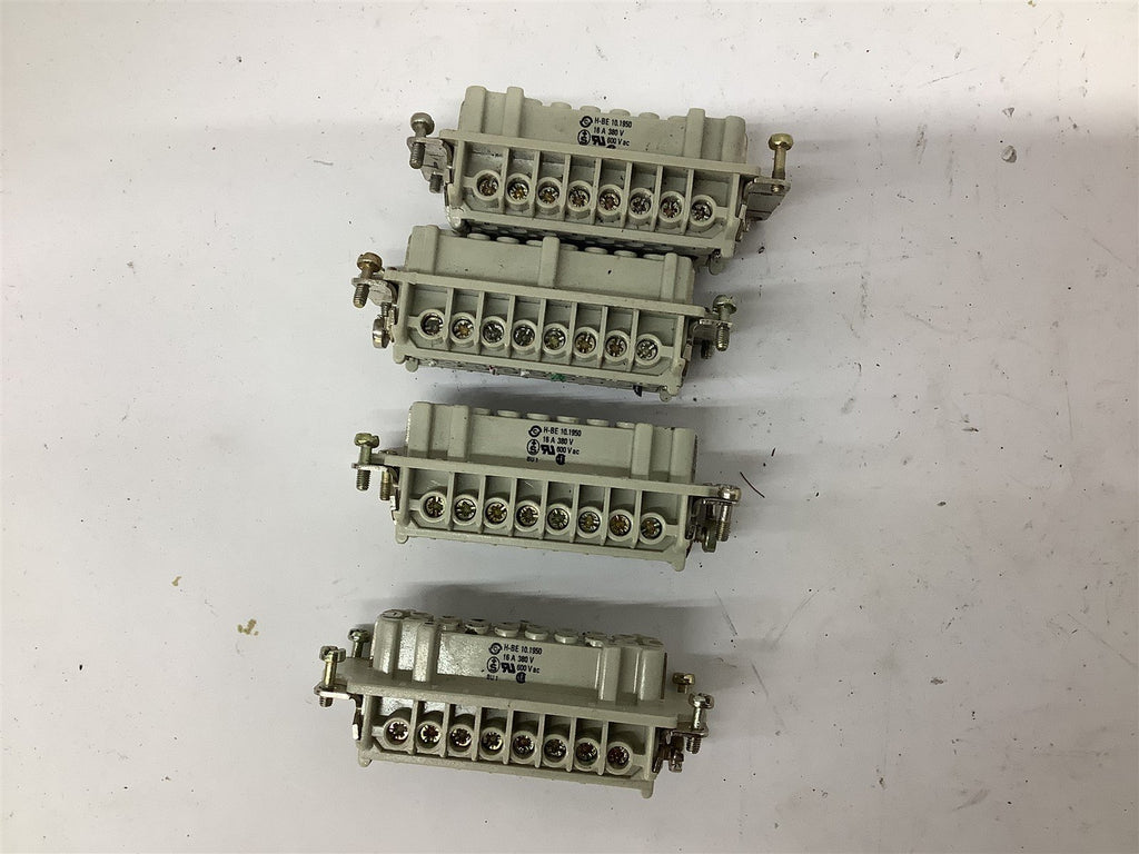 Epic H-BE 10.1950 Connector 16 A 380 V Lot Of 4