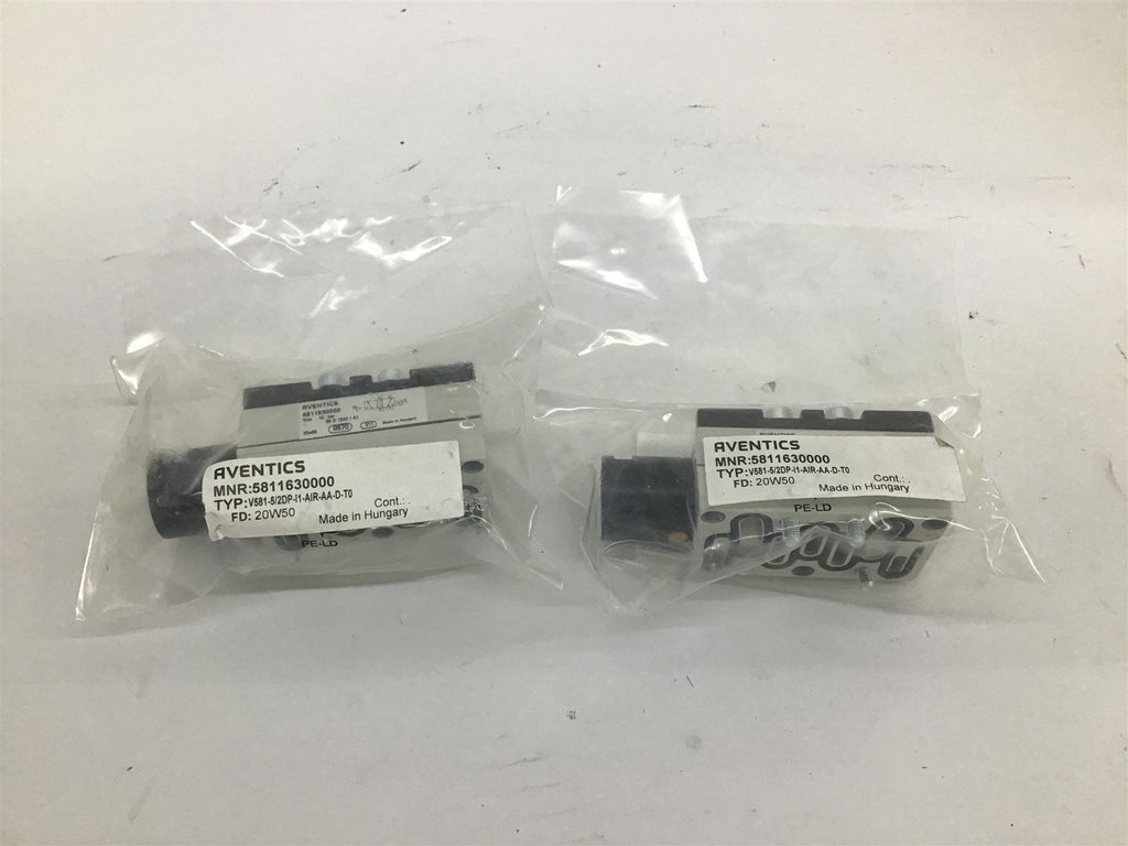 Aventics 5811630000 Solenoid Valve Lot Of 2