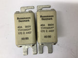 Bussmann 17E4407 Fuse 40 A 900 V Lot Of 2