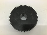 Gear 60 Teeth x 3/8" Key x 1-1/2" ID x 1/8" Pitch