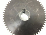 Gear 60 Teeth x 3/8" Key x 1-1/2" ID x 1/8" Pitch