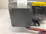 Baldor AOM3455 AC Motor .25HP 230/460V 1.4/.7AMPS 1140RPM 6P 48F 3PH 60HZ TEAO