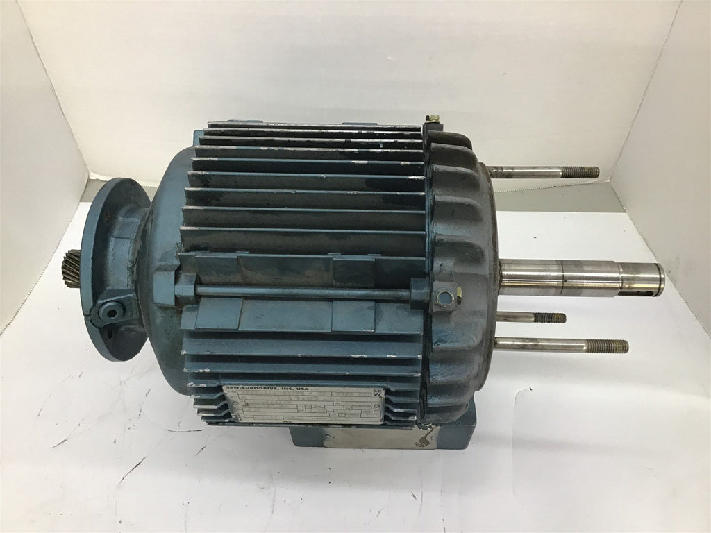 SEW-EURODRIVE DFT90S4BHC2HRZ AC Motor 1.5 HP 230/460V 1740 RPM 4P 3PH 60 Hz TEFC