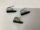 Omron SHL-W155 Limit Switches Lot of 3