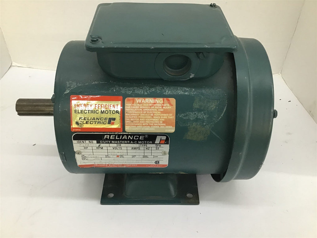 Reliance P14H1403R-PT AC Motor 1 HP 208-230/460-480 V 1725 RPM 4P FB143T 3PH