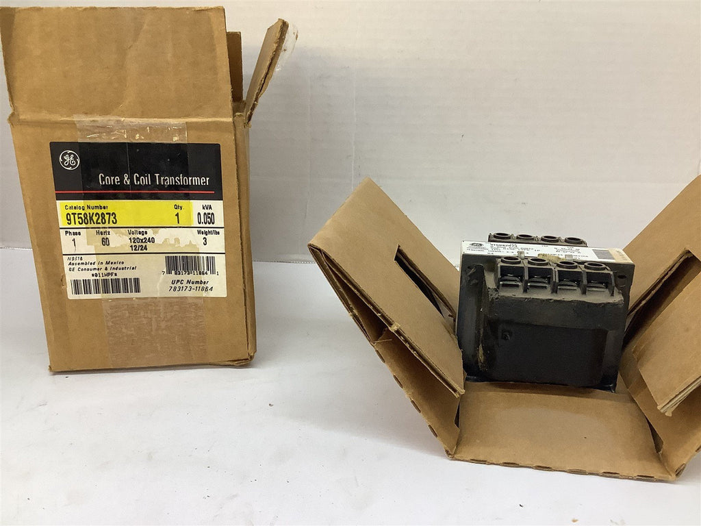 General Electric 9T58K2873 Transformer 0.050 kVA 60 Hz 1 PH 120X240 V