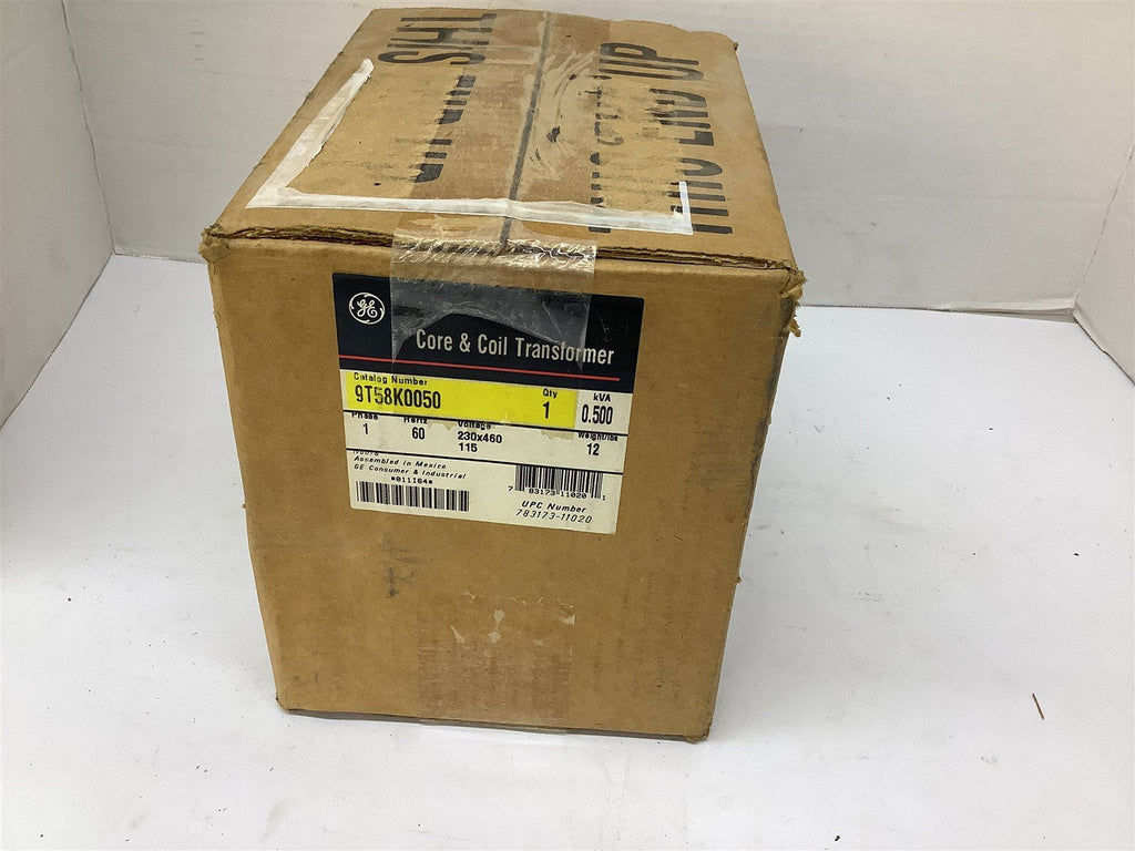 General Electric 9T58K0050 Transformer 0.500 kVA 1 PH 60 Hz 230x460 V