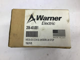 Warner Electric 206-40-051 Mechanical Clutch 3/4 Bore