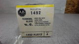 Allen Bradley 1492-Hj812 Series A Terminal Block , 600V, 25A Max,