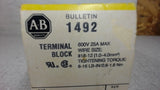 Allen Bradley 1492-Hj812 Series A Terminal Block , 600V, 25A Max,