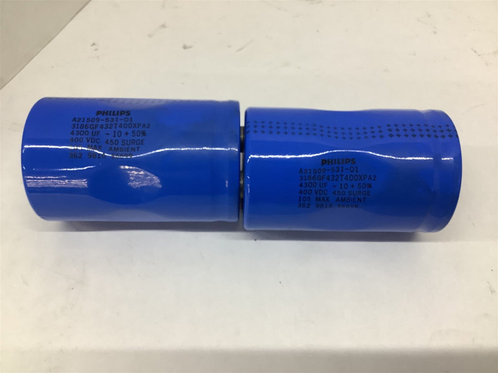 Phillips A21509-531-01 Capacitor Lot Of 2