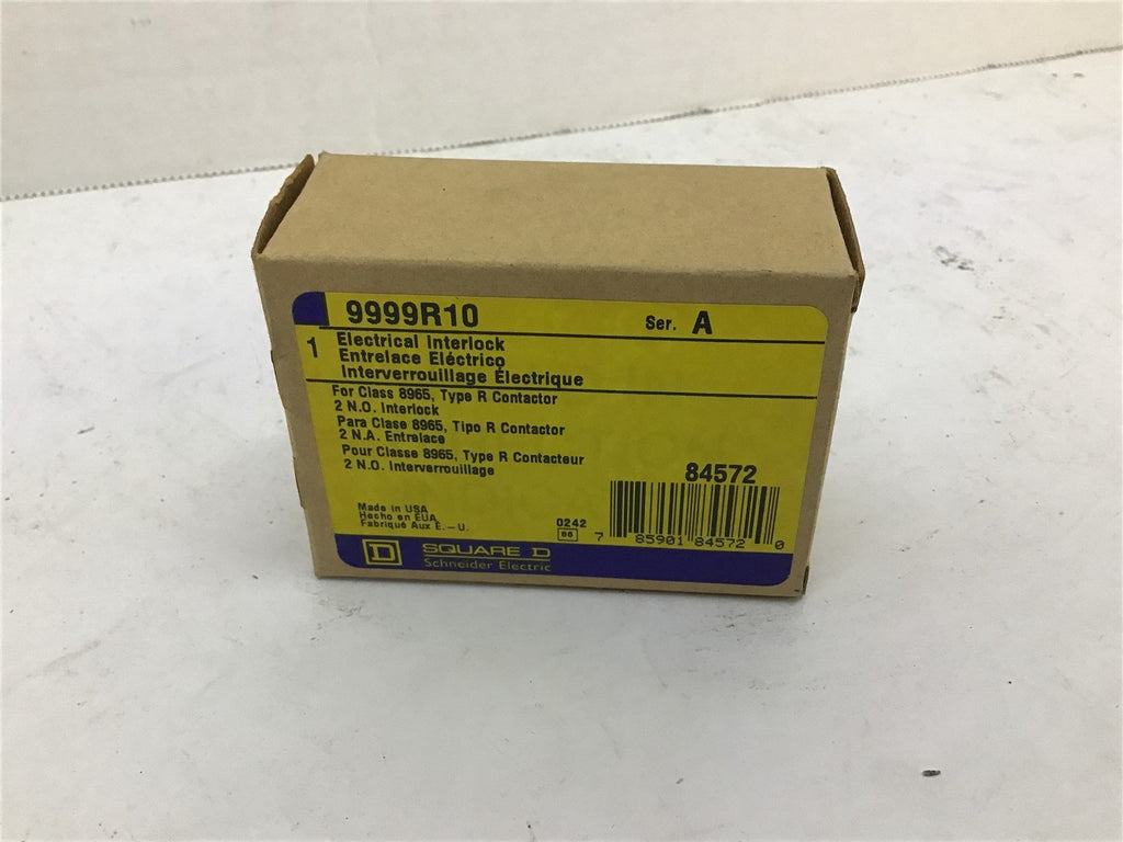 Square D 9999r10 Ser. A Electrical Interlock – Bme Bearings And Surplus