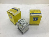 Square D Class 9999 Type PTE 30 Pneumatic Timer Attachment 16 A 660 V Lot Of 2