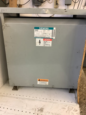 Siemens 1G1Y037 Transformer 37.5 kVA 60 Hz 1 PH