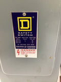 Square D HU361 Safety Switch series E1 Single Throw Non Fusible