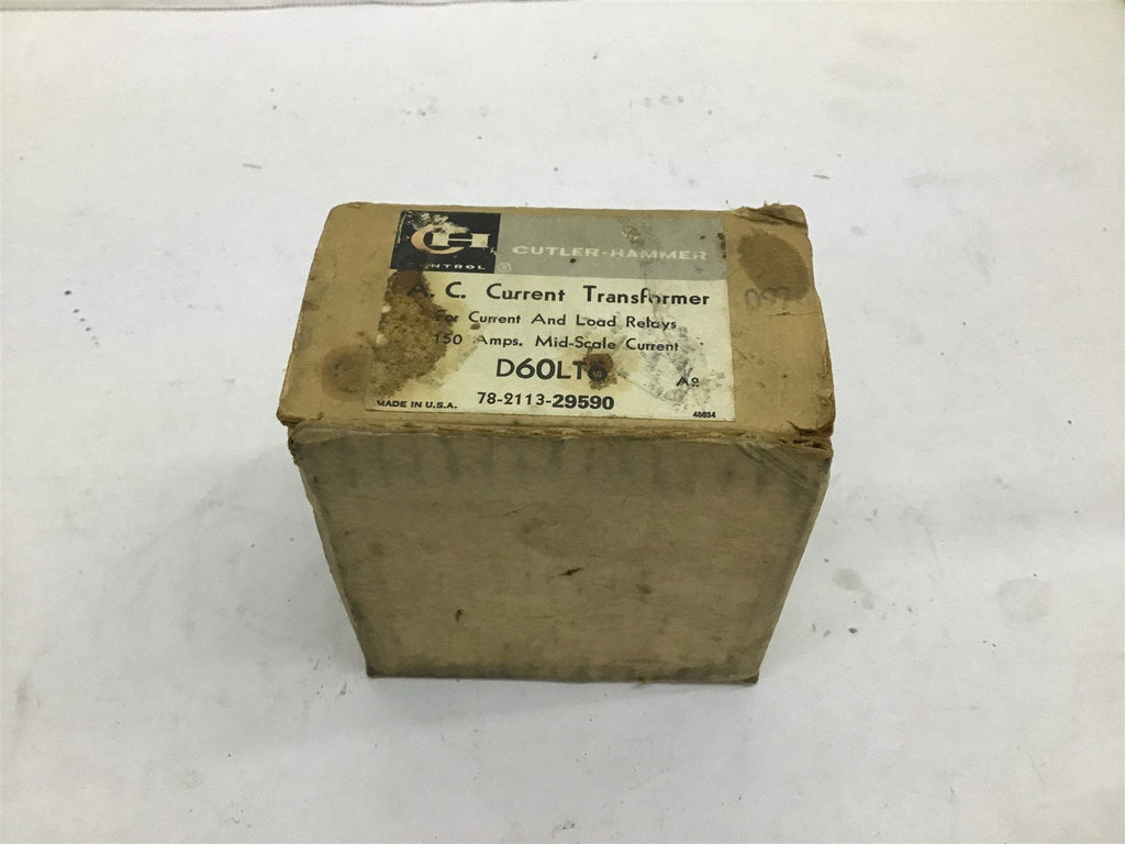 Cutler-Hammer D60LT6 A.C. Current Transformer 50-450 Amps