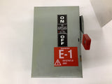 GE TH3361 Fusible Safety Switch M10 30A 600V Type 1 Indoor Enclosure